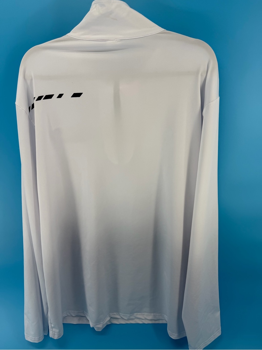 March Madness White Long Sleeve Quarter-Zip Pullover - Picture 4 of 4